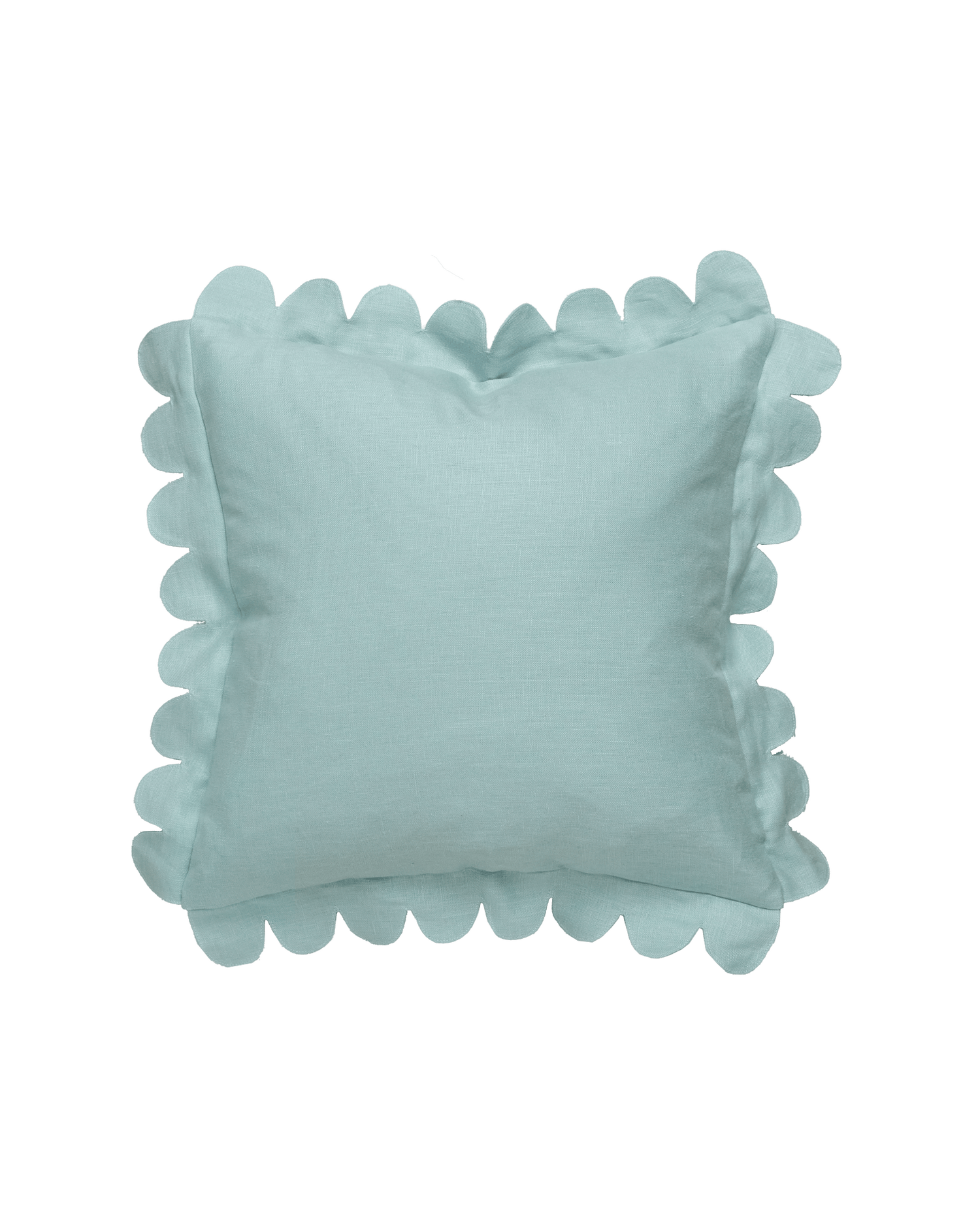 Scalloped Pillow - Bird's Egg