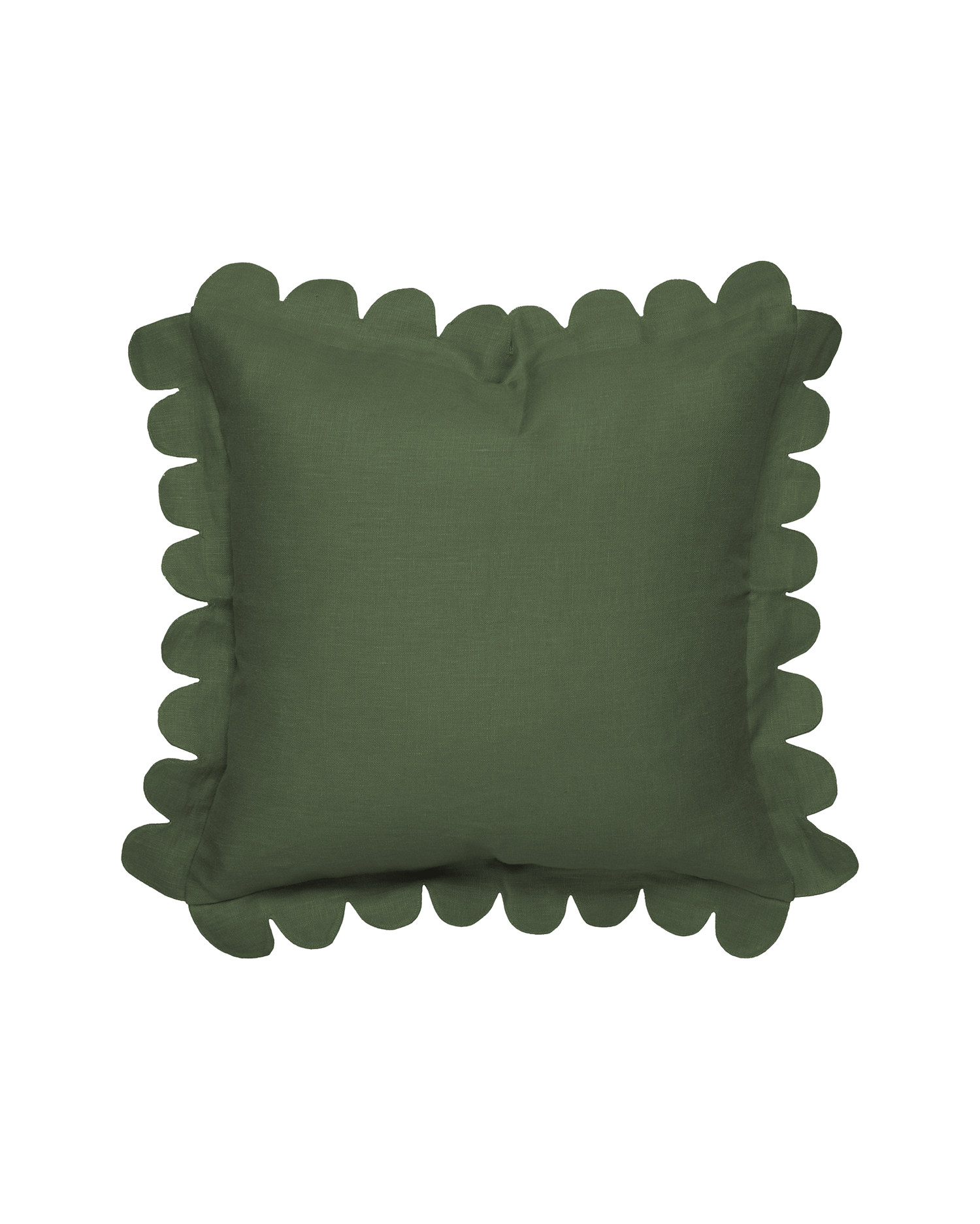 Scalloped Pillow - Forest