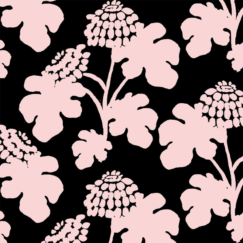 Casia Flowers - Black/Pink