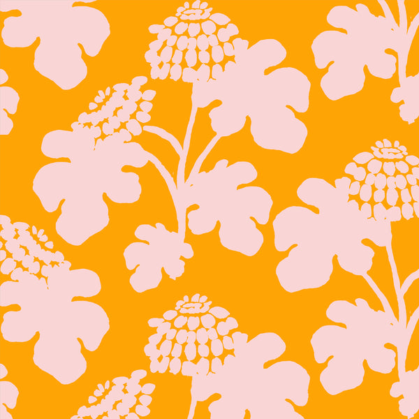 Casia Flowers - Marigold/Soft Pink