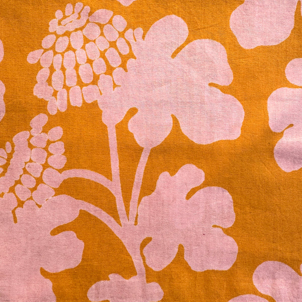 Pajama Set — Casia Flowers Marigold/Soft Pink