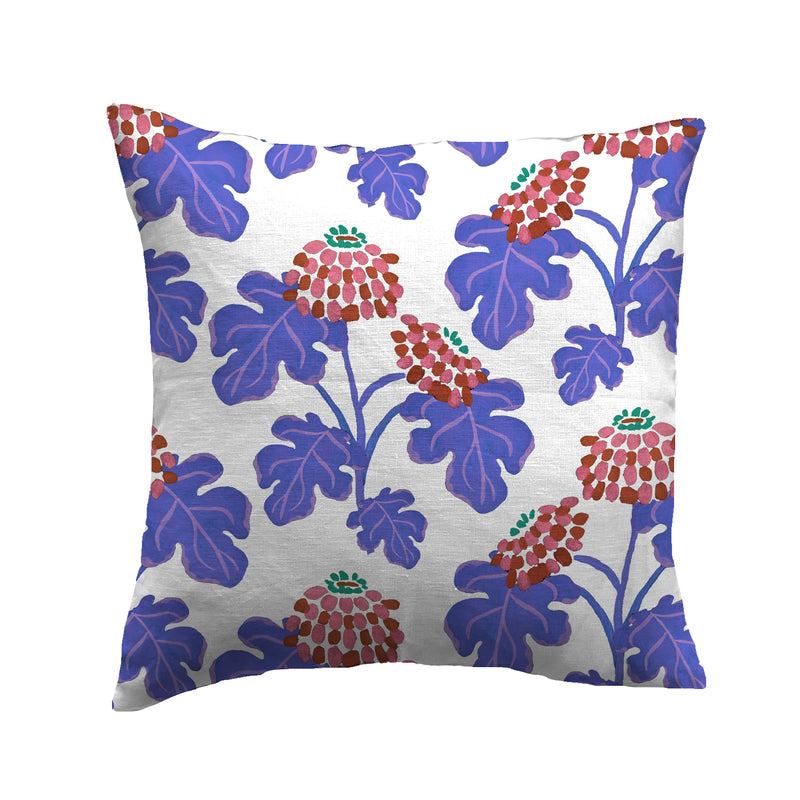 Casia Flowers Pillow - Purple