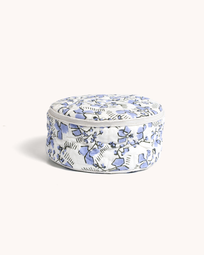 Los Feliz Jewelry Round - White / Blue