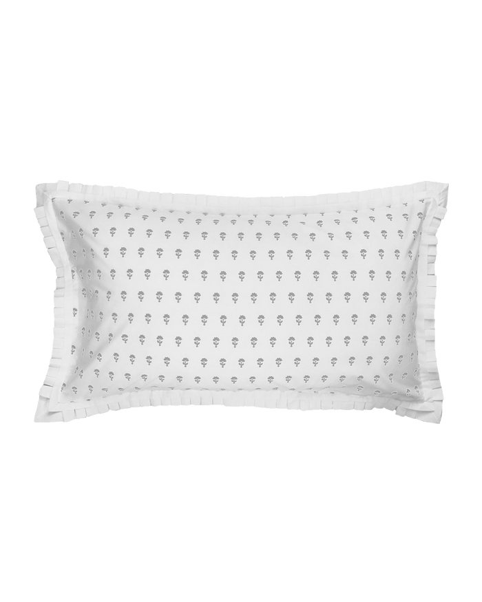 Gansett King Shams - White/Silver