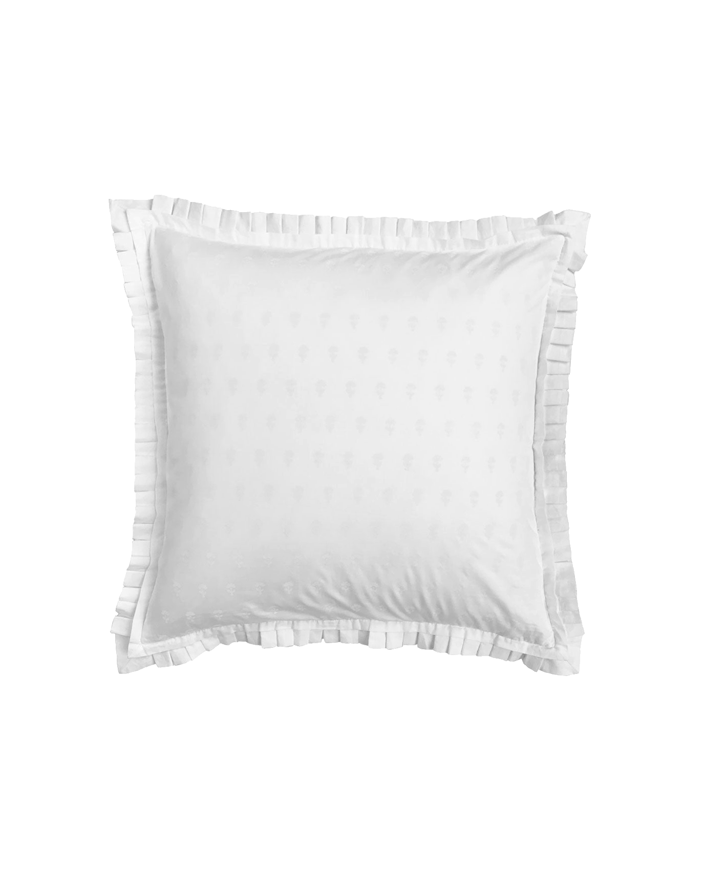 Gansett Euro Shams - White/White