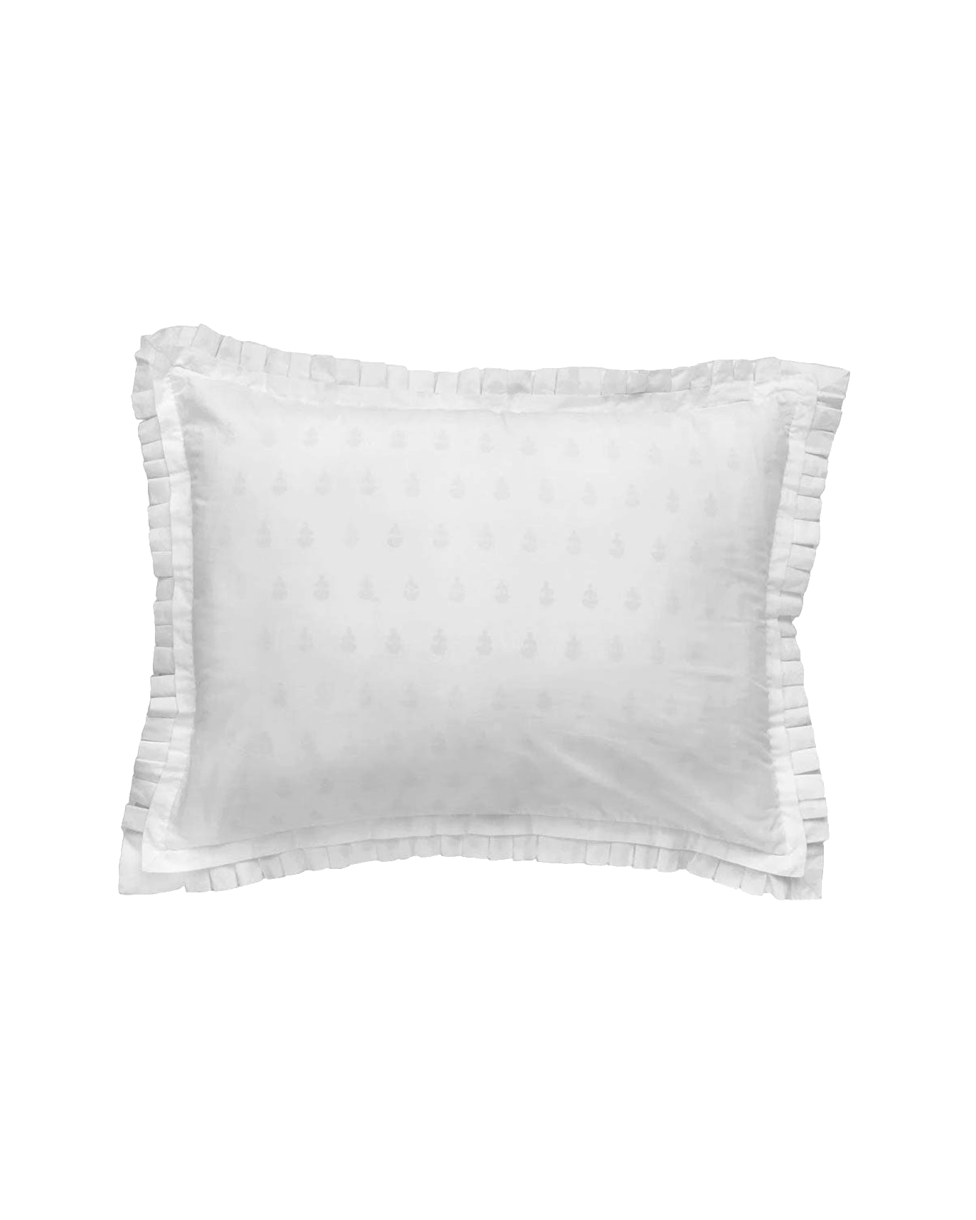 Gansett Standard Shams - White/White