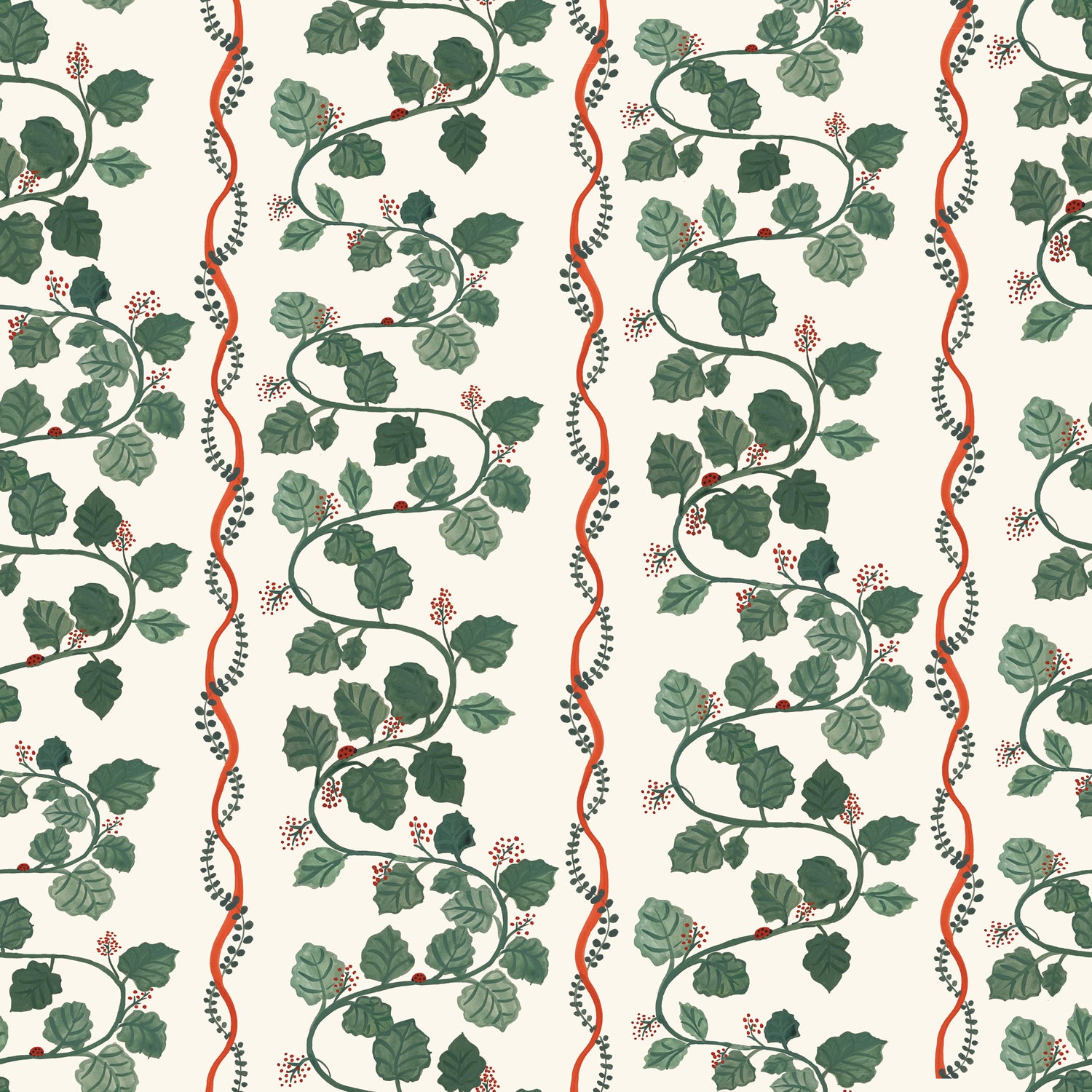 Ladybug Highway Wallpaper