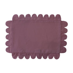 Scalloped Placemat - Mulberry (Set of 4)