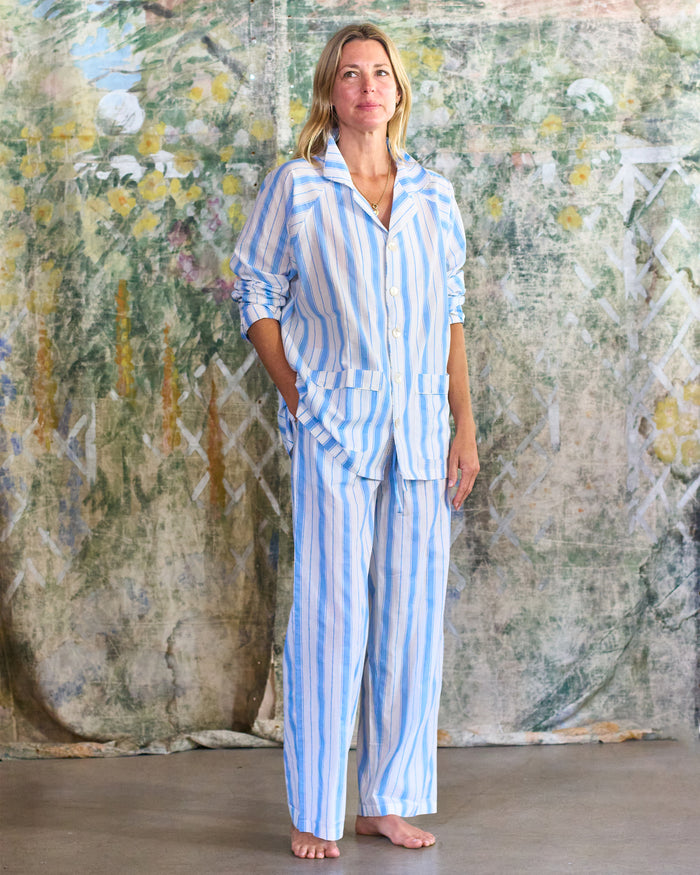 Pajama Set — Todd Stripe Sky