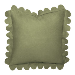 Scalloped Pillow - Thyme