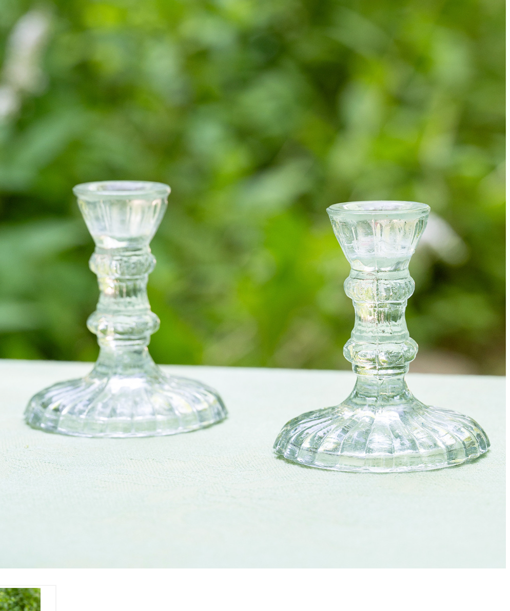 Hand Blown Candlestick