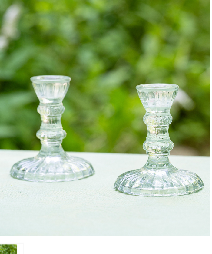 Hand Blown Candlestick