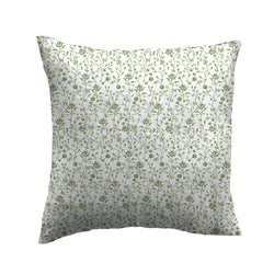 Winona Flowers Pillow - White/Green