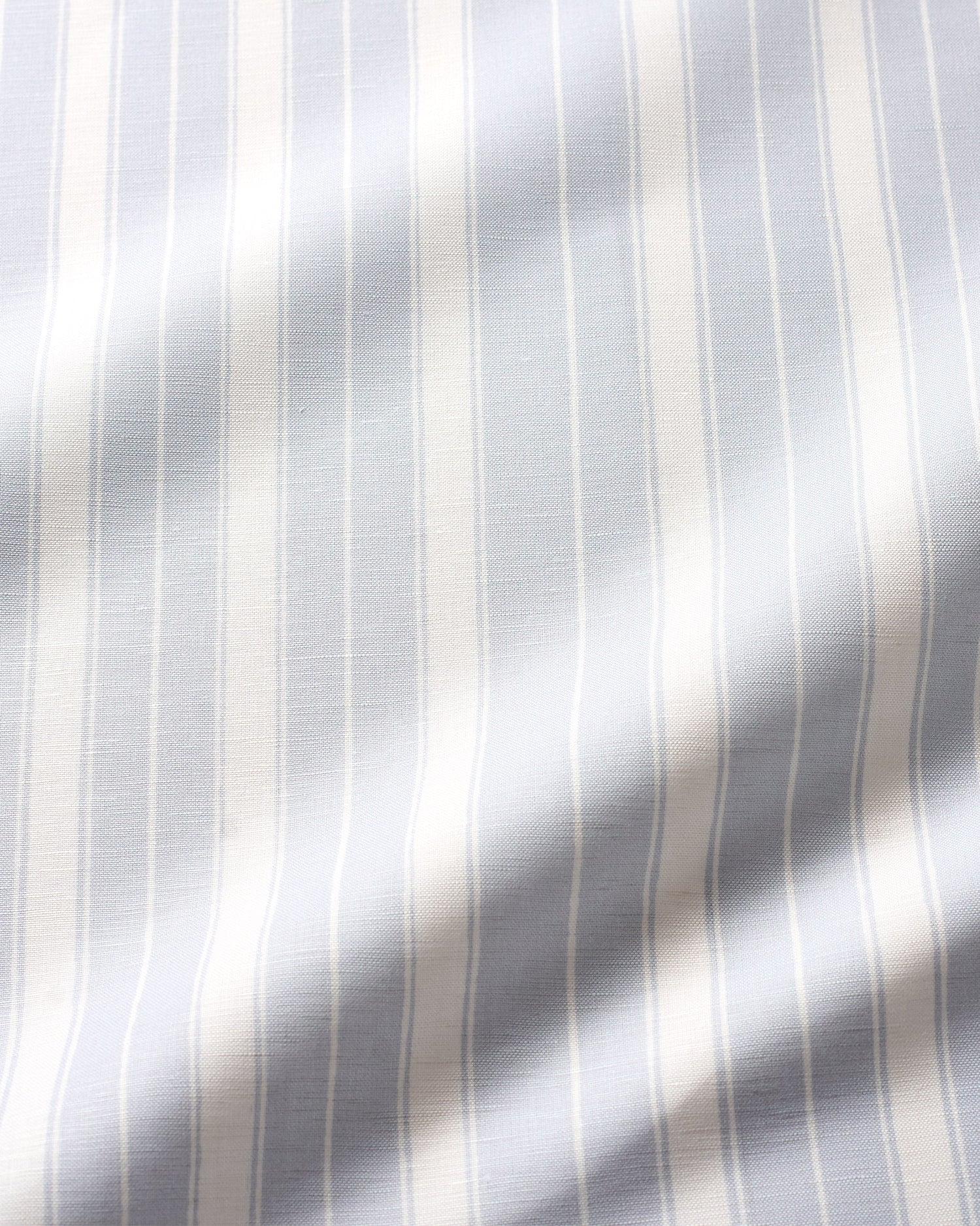 Todd Stripe Fabric -  Sky White
