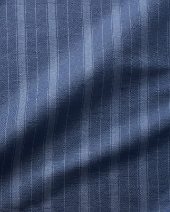 Todd Stripe Fabric -  Denim