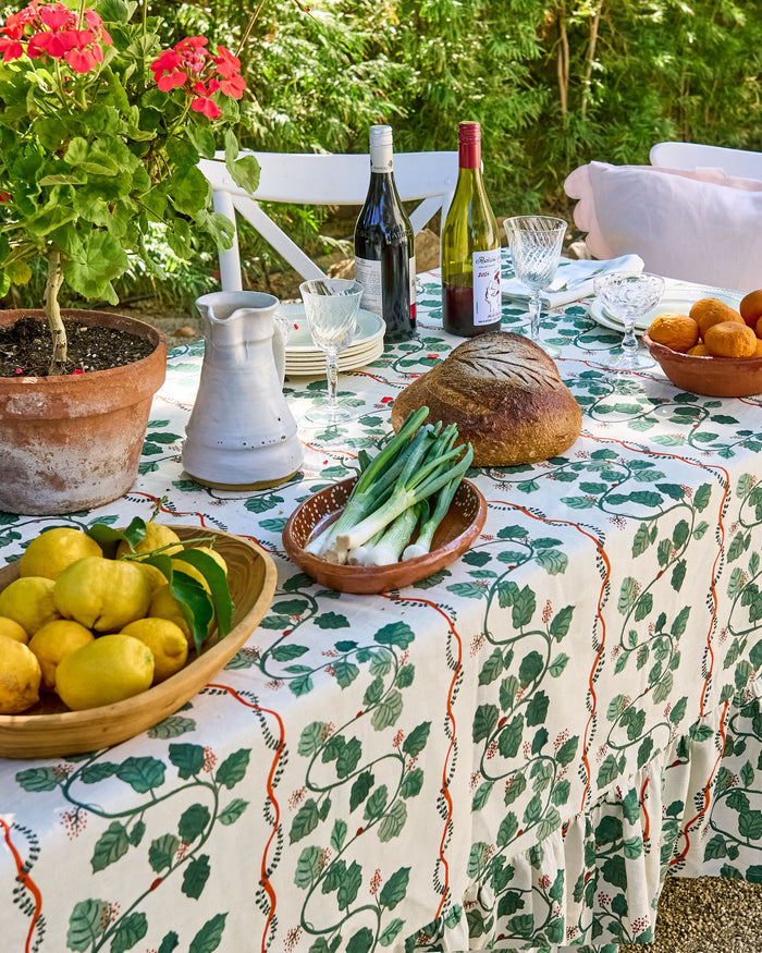 Ladybug Highway Tablecloth