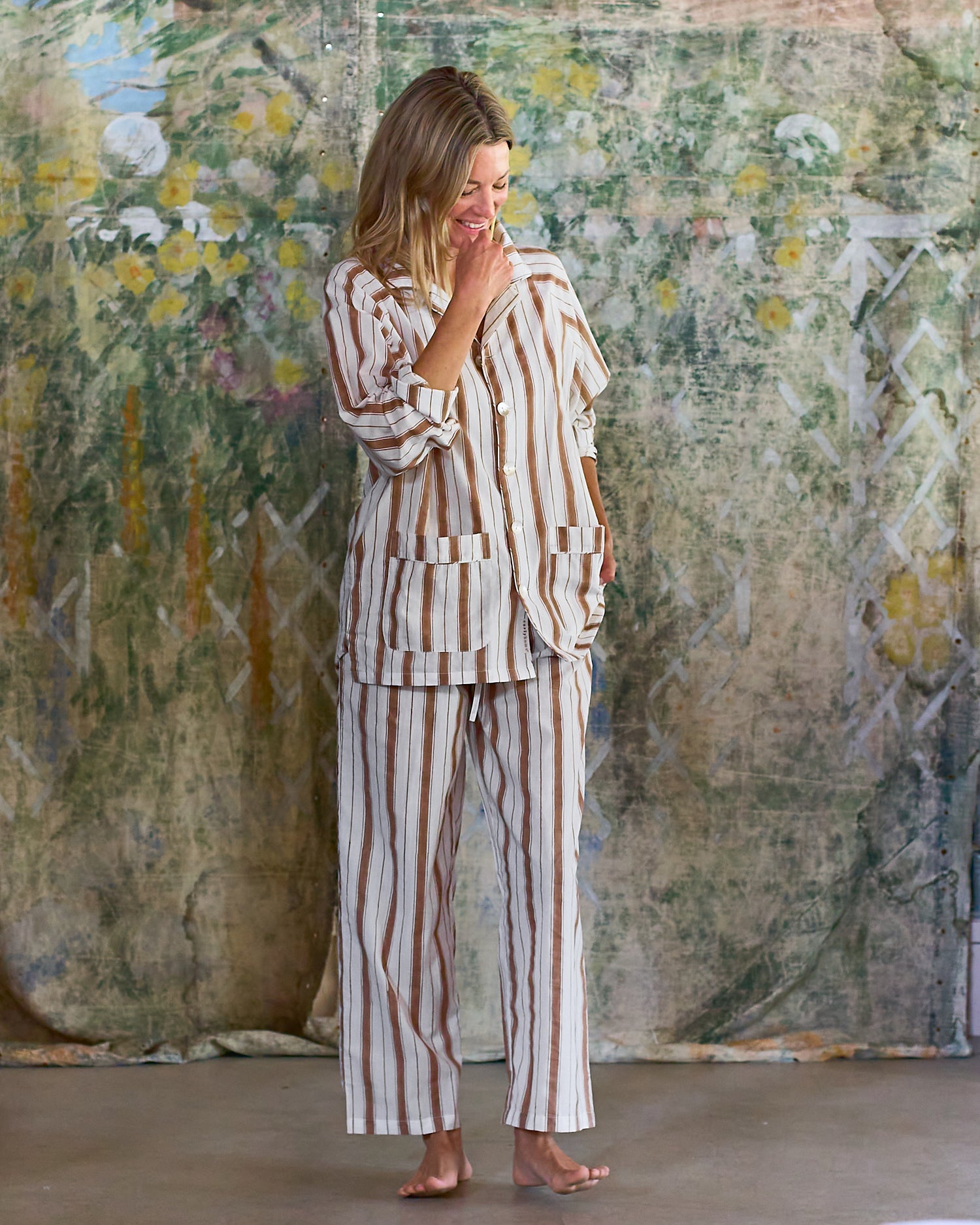 Pajama Set — Mocha