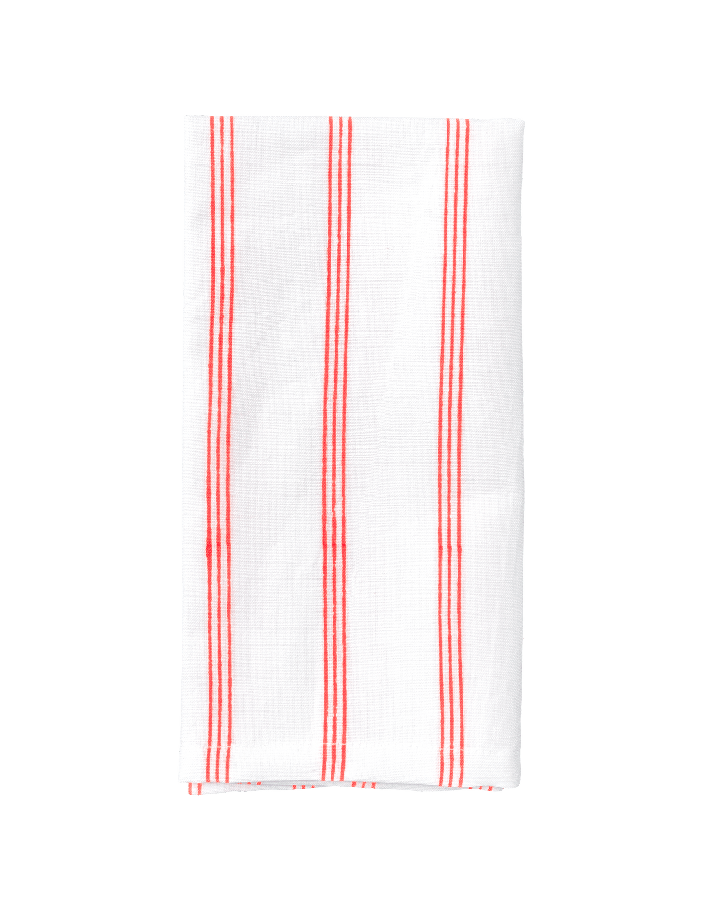 Pampa Stripe Napkin - Poppy