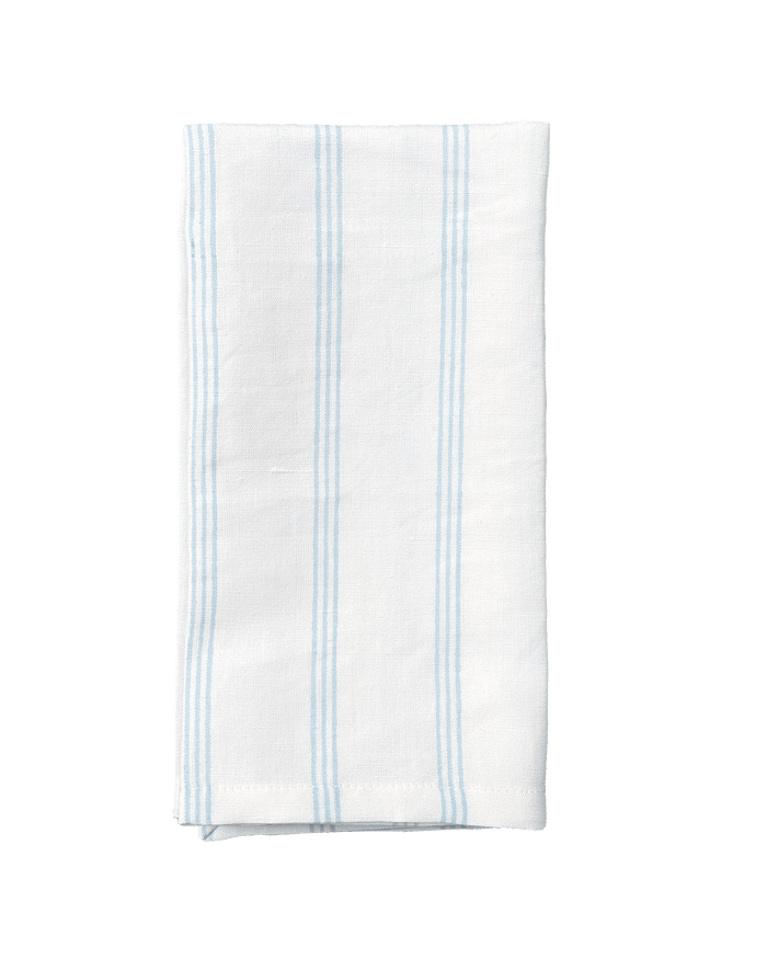 Pampa Stripe Napkin - Soft Blue