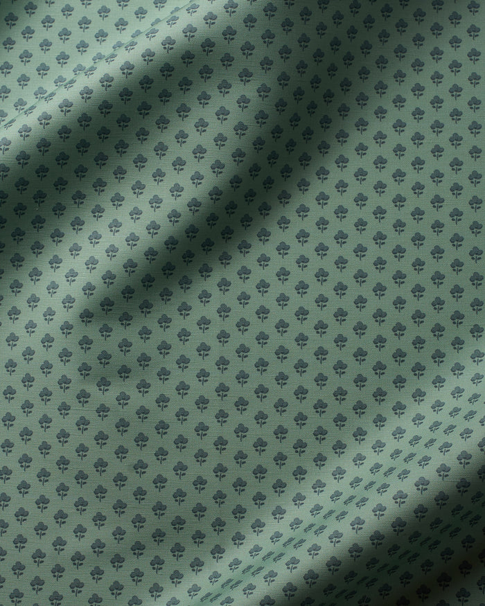 Pansy Meadow Fabric - Arsenic