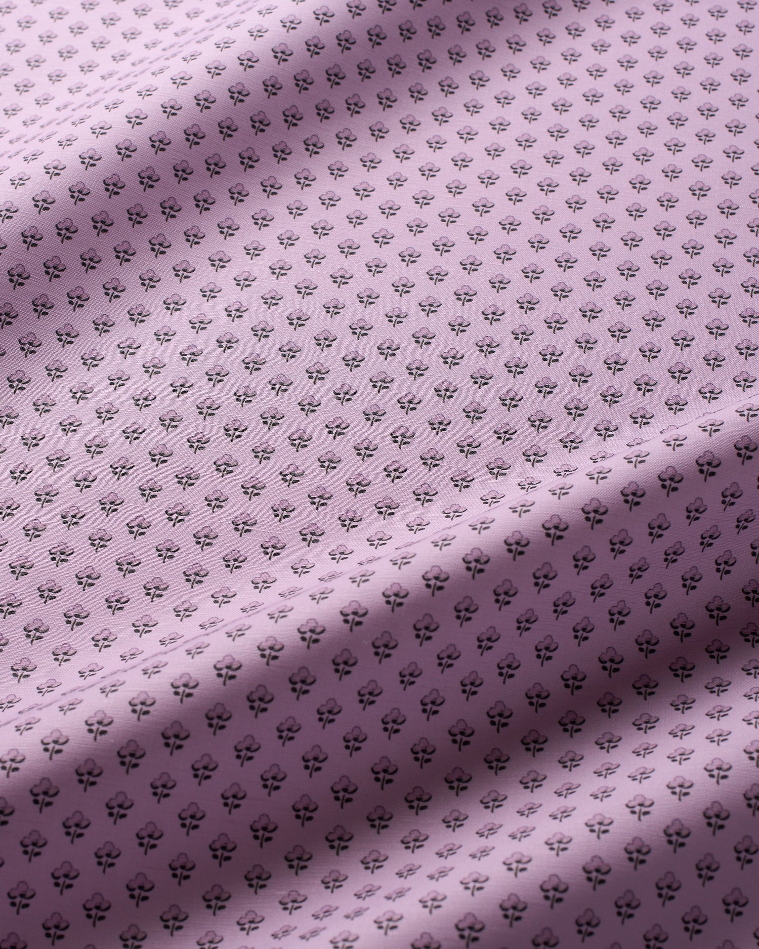 Pansy Meadow Fabric - Dusty Lilac