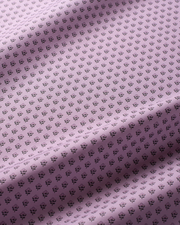 Pansy Meadow Fabric - Dusty Lilac