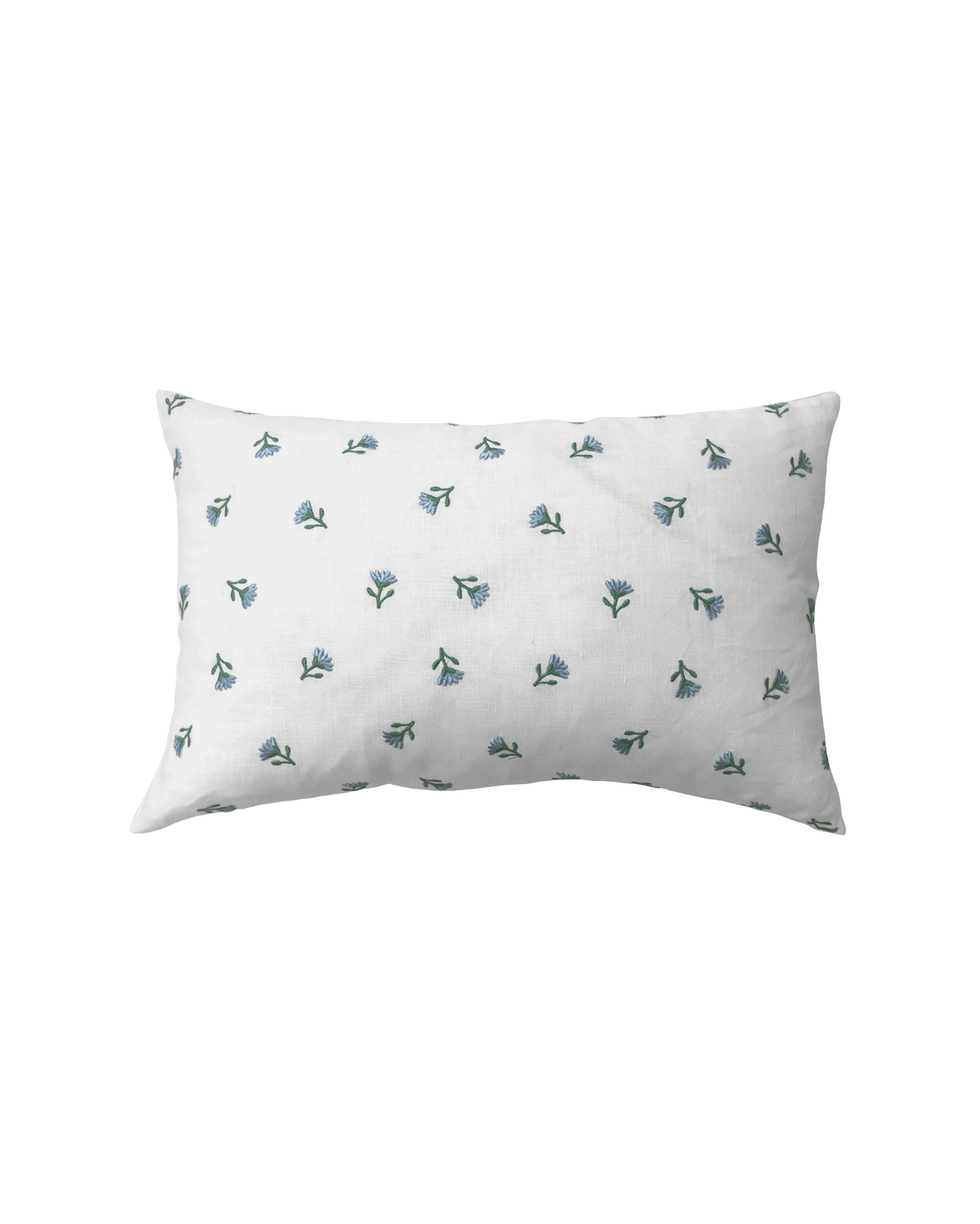 Primavera Pillow - White/Sky