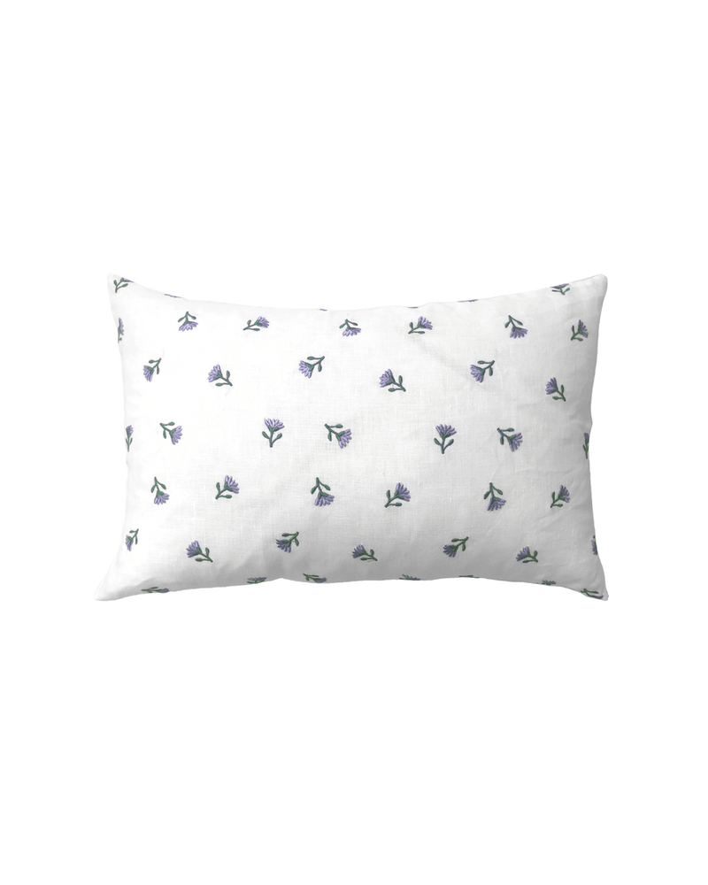 Primavera Pillow - White/Lavender