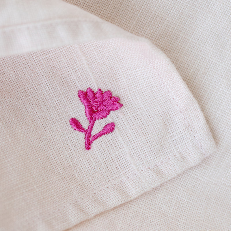 Primavera Linen Napkins - Soft Pink