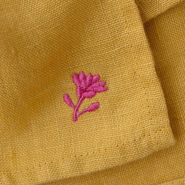 Primavera Linen Napkins - Mustard