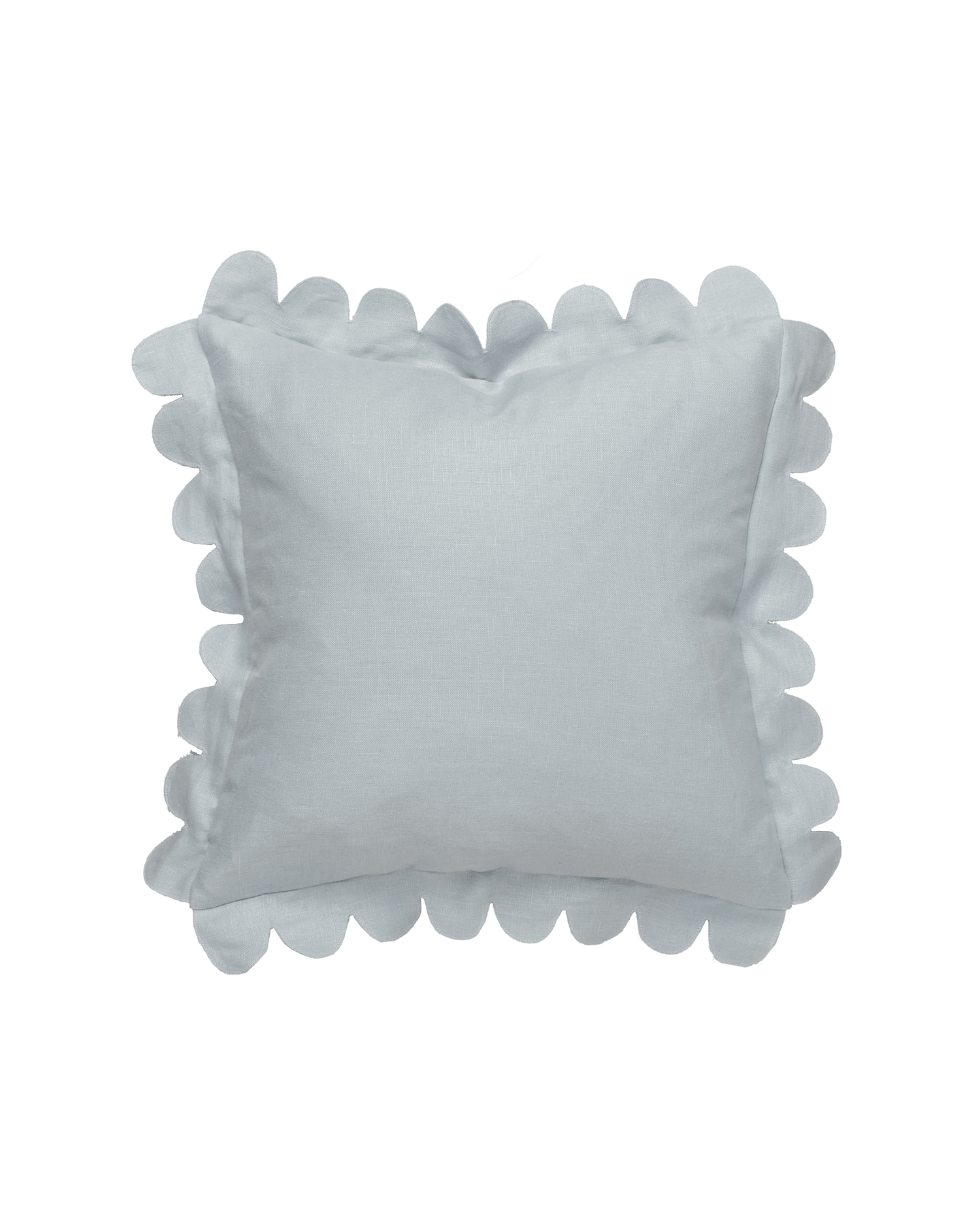 Scalloped Pillow -  Powder