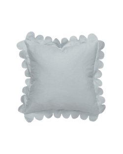 Scalloped Pillow -  Powder