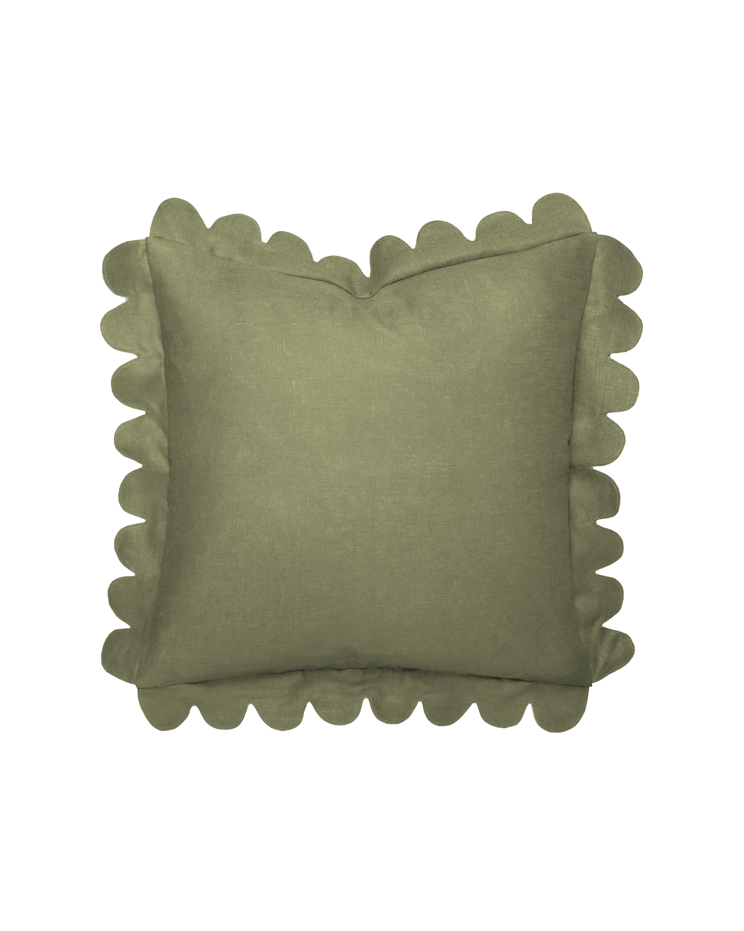 Scalloped Pillow - Thyme
