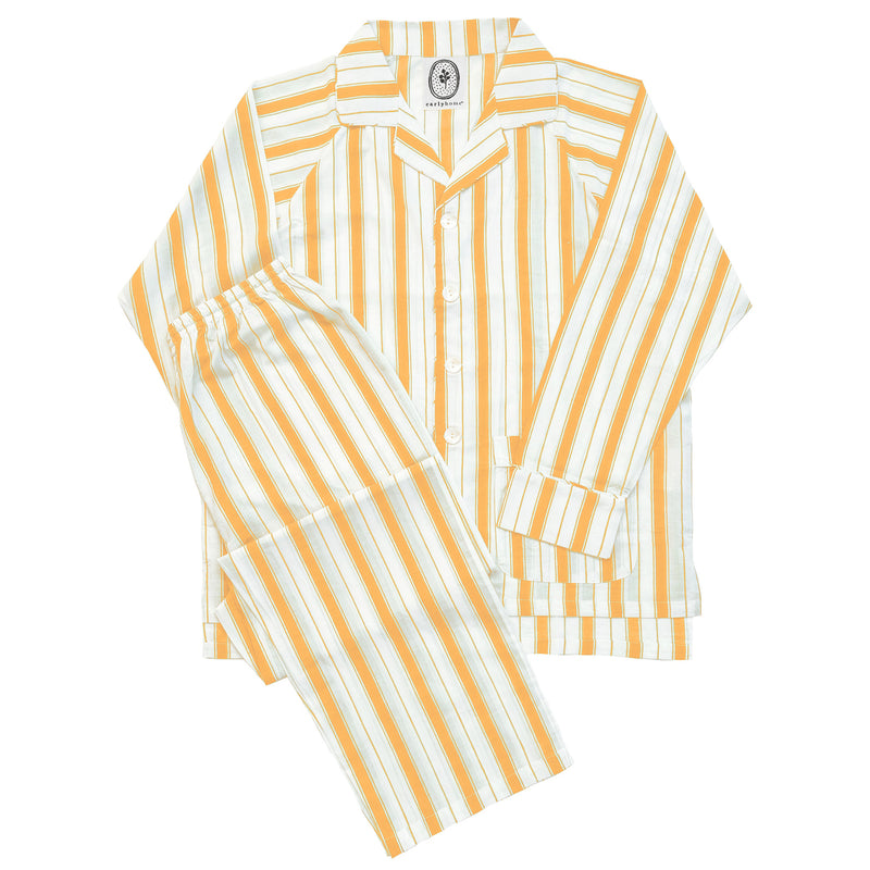 Pajama Set — Todd Stripe Marigold