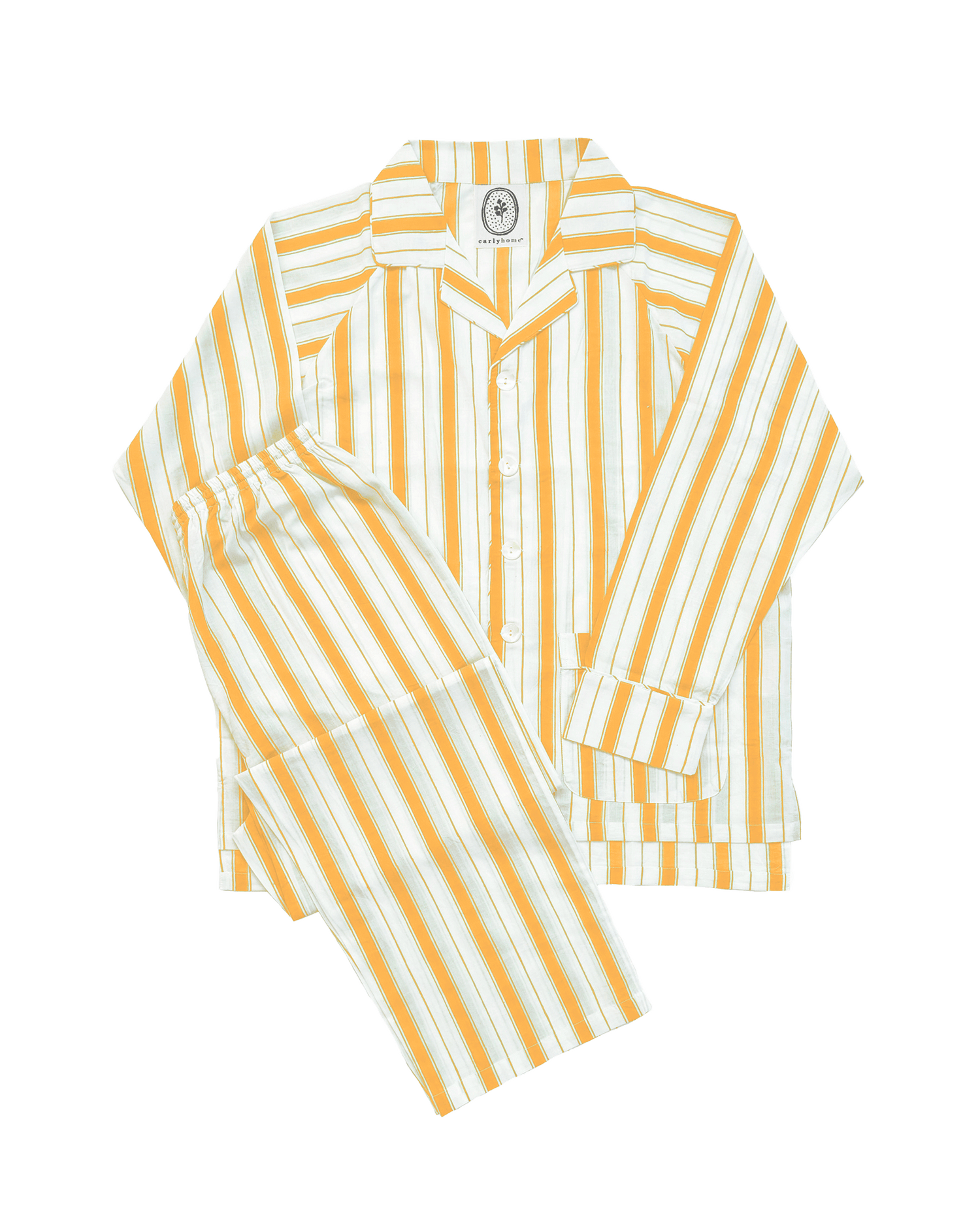 Pajama Set — Todd Stripe Marigold