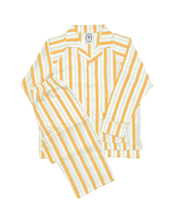 Pajama Set — Todd Stripe Marigold