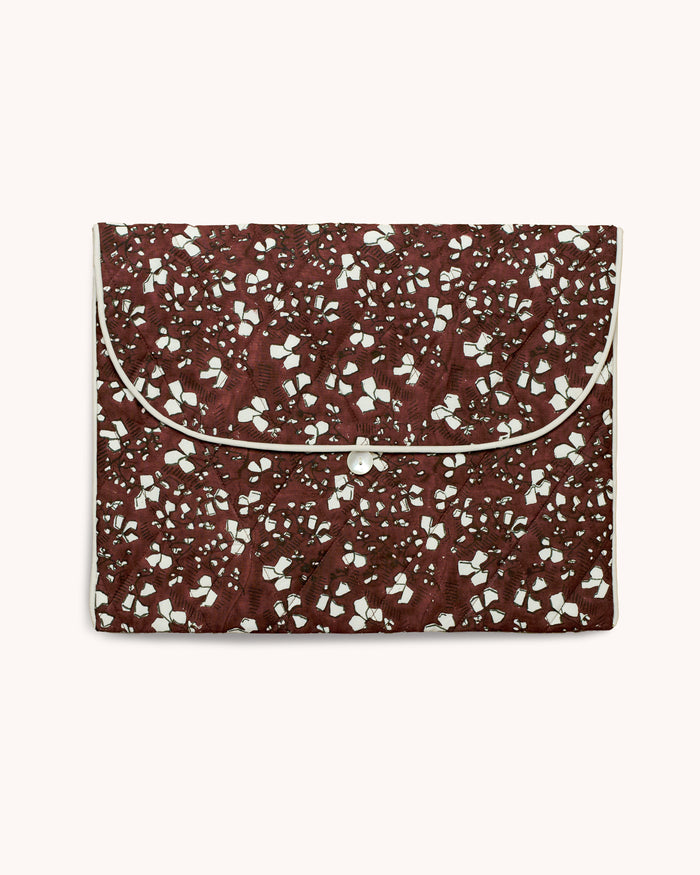 Los Feliz Travel Envelope - Chocolate