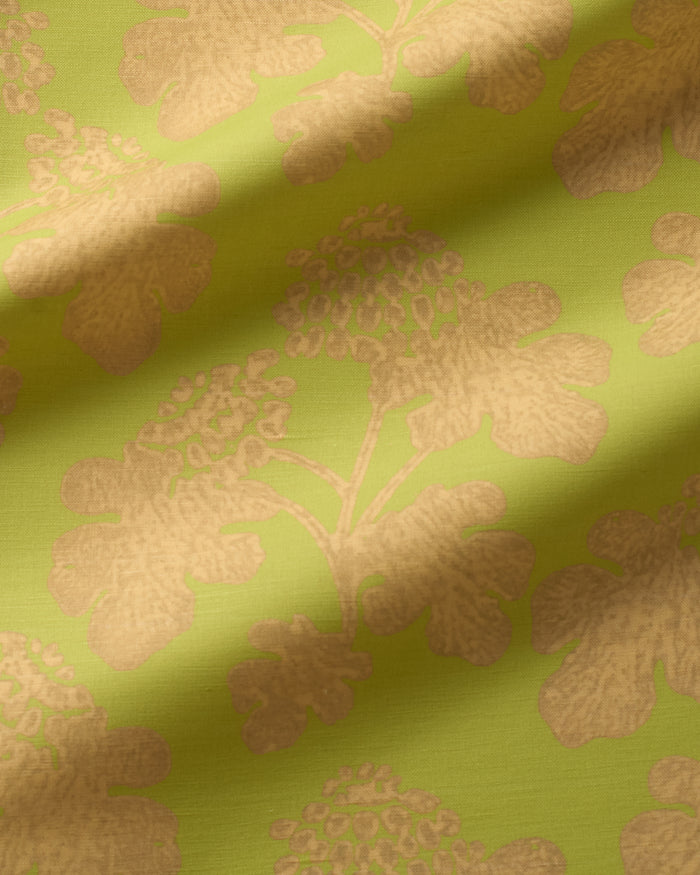 Casia Silhouette Fabric - Chartreuse