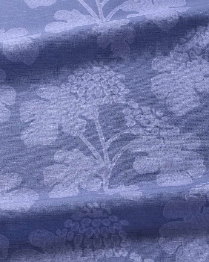 Casia Silhouette Fabric - Denim