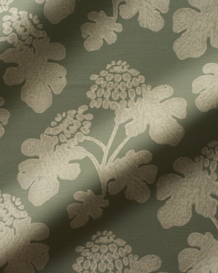 Casia Silhouette Fabric - Sage Green