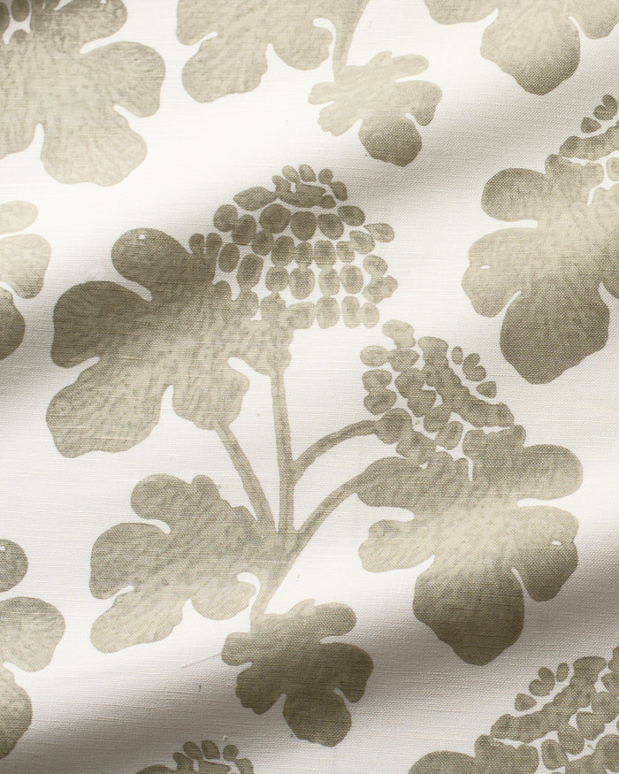 Casia Silhouette Fabric - Ivory Sage