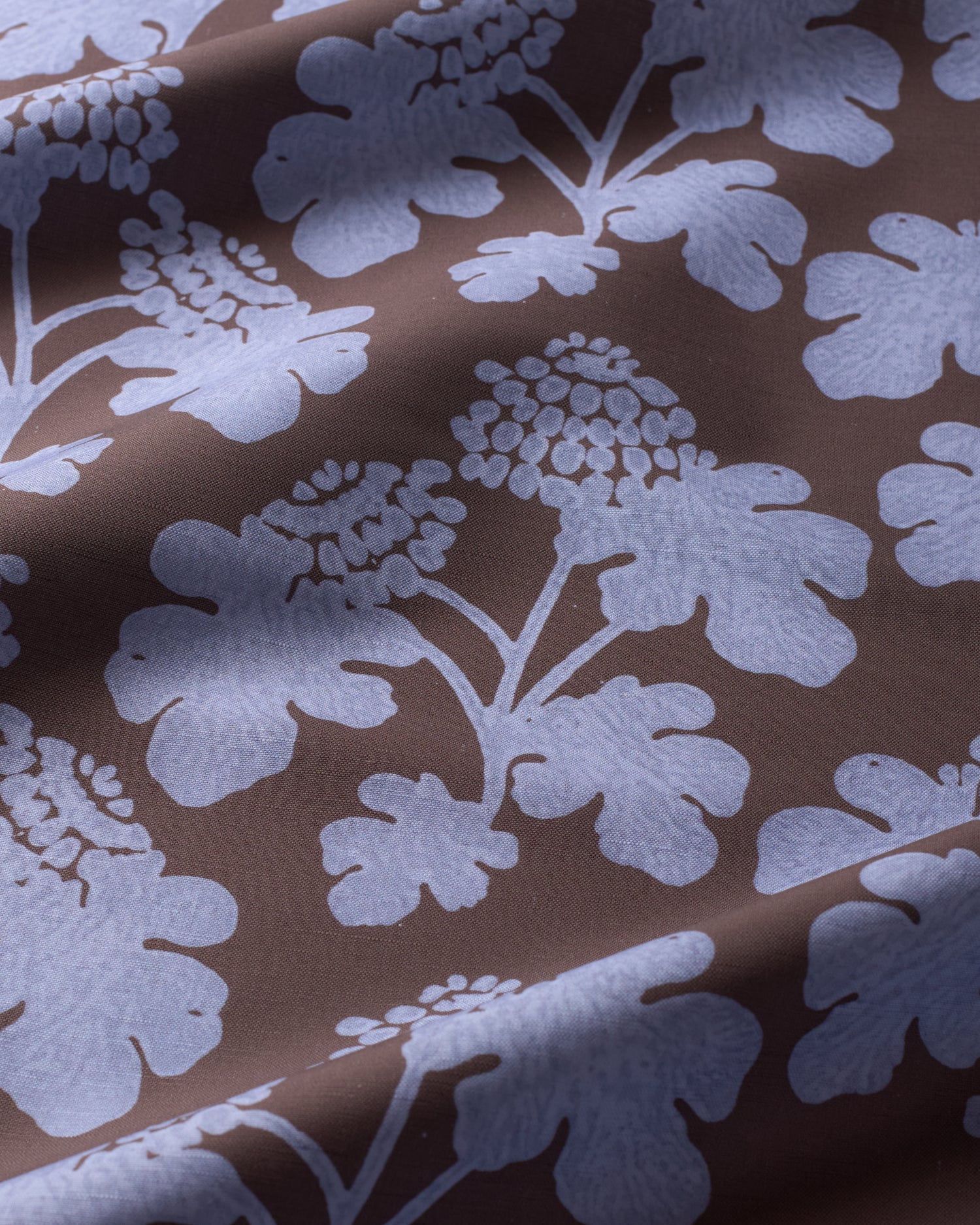 Casia Silhouette Fabric - Mink Denim