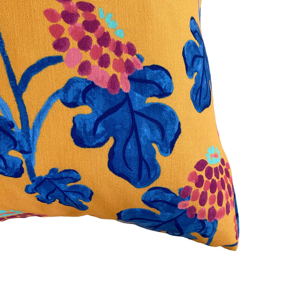 Casia Flowers Pillow - Marigold