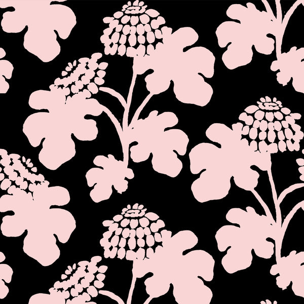 Casia Flowers in Solid Black
