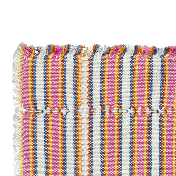 Striped Handwoven Cotton Placemat