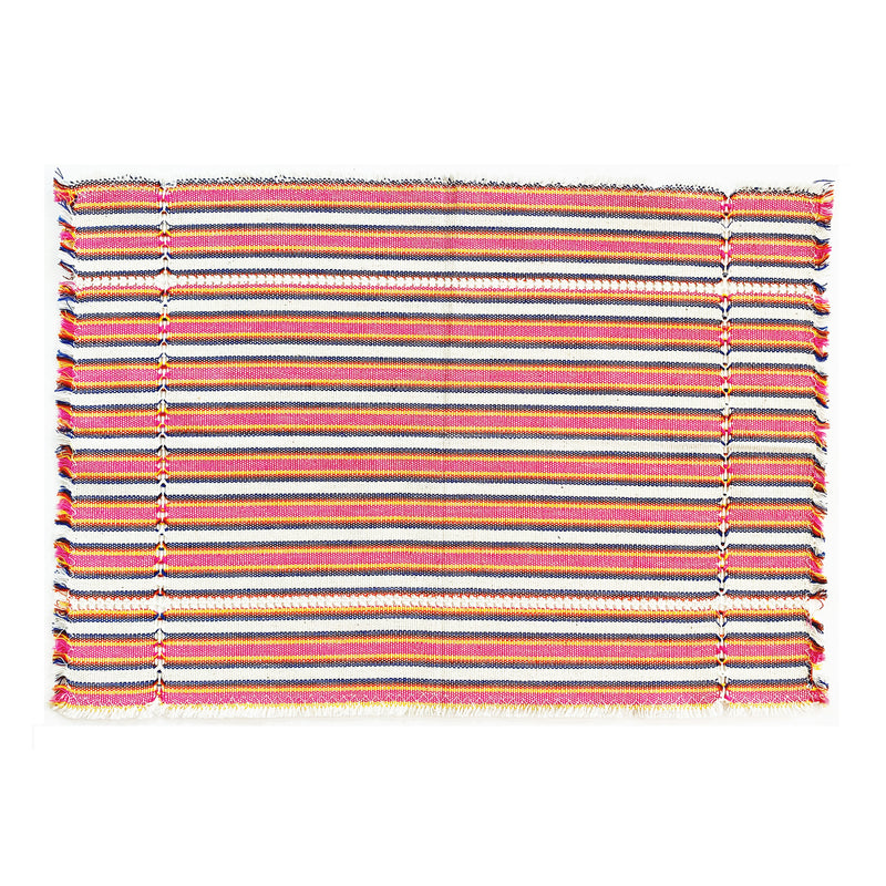 Striped Handwoven Cotton Placemat